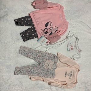 2 outfits (1NWT) 5pcs